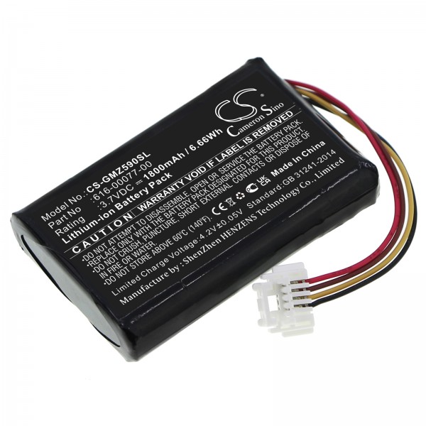 batterij voor Garmin zumo 590LM