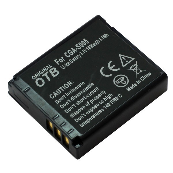 Batterij v. Panasonic CGA-S005 