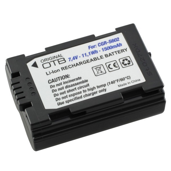 Batterij v. Panasonic CGR-S602